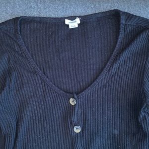 Long-sleeved Garage Button front shirt